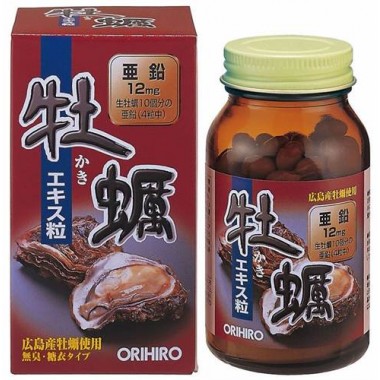 Tinh chất hàu tươi Orihiro - thải độc gan, bổ dương - 120 viên