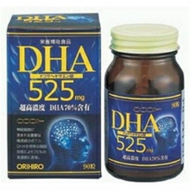 Viên uống bổ não tăng cường trí nhớ Orihiro DHA 525 - 90 viên