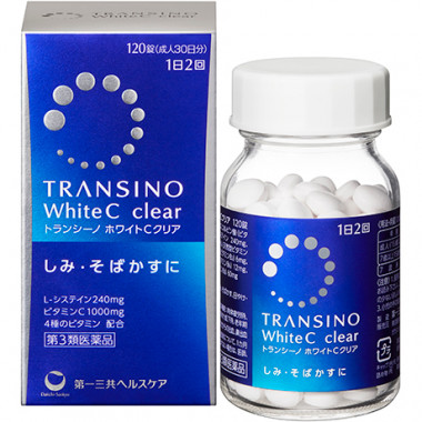 Viên uống trắng da trị nám Transino White C Nhật Bản - 120 viên