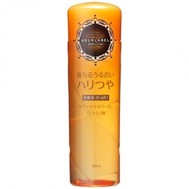 Nước hoa hồng Shiseido Aqualabel Moisture Essence Lotion EX màu vàng