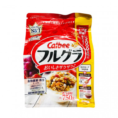Ngũ cốc Calbee - ngũ cốc trái cây sấy khô 800gr Nhật Bản