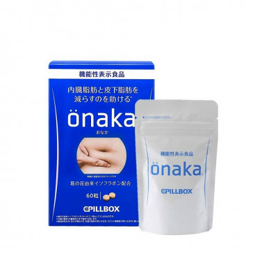 Viên uống giảm mỡ bụng Onaka Pillbox Nhật Bản 60 viên