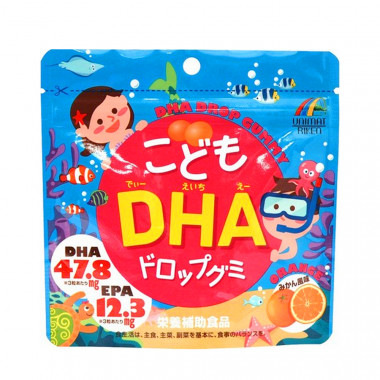 Kẹo bổ sung DHA cho bé Unimat Riken của Nhật Bản